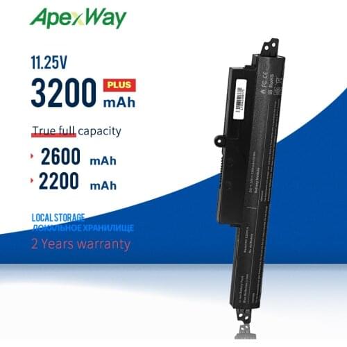 11.25V 3CELLS A31N1302 Battery For ASUS VivoBook X200CA X200MA X200M X200LA F200CA X200CA R200CA 11.6" A31LMH2 A31LM9H