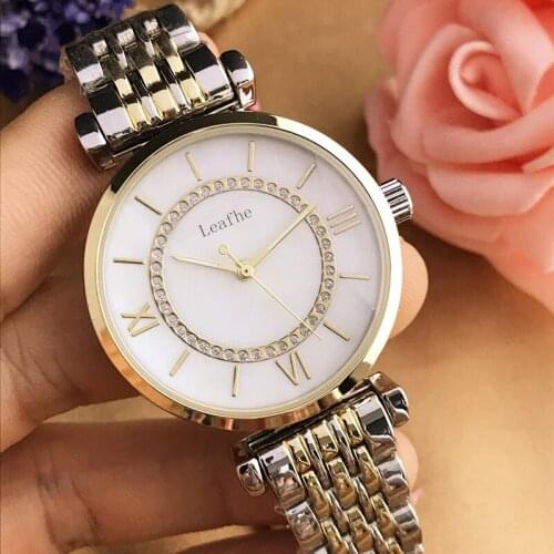 Fashion Ladies Watches Silver Gold Stainless Butterfly Clasp Girls Quartz Watch Famous Female Clock Montre Femme Reloj horloges