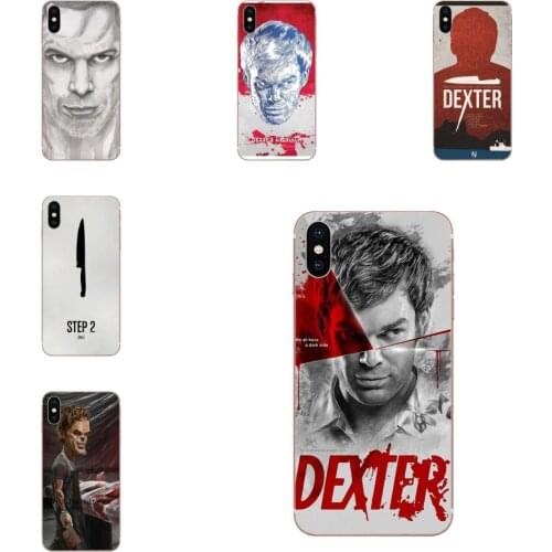 TPU Cases Covers For iPhone SE2020 11 Plus Pro X XS Max XR 8 7 6S SE 4S 5 5C 5S Dexter Morgan Poster