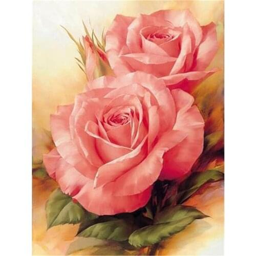 Flower Poppy DIY Embroidery Cross Stitch 11CT Kits Needlework Craft Set Printed Canvas Cotton Thread Home Wholesale