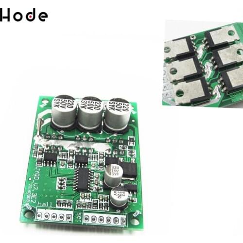 DC 12V-36V 500W PWM Brushless Motor Controller Hall Motor Balancing Automotive Balanced BLDC Car Driver Control Board Module