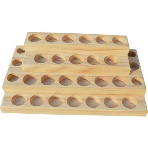 Wooden Essential Oil Tray Display Rack Stand Aromatherapy Oil Bottle Storage Organizer Holder