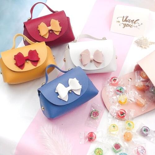 Leather Bag Candy Bag Handbag Gift Bag Wedding Gift Doll Packaging Bag Cosmetic Box Girl Valentines Day Gift Party Home decor
