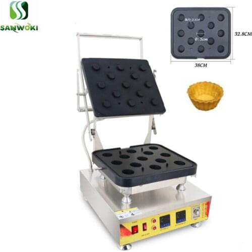 Round Tartlet Moulding Machine Tart Making Machine waffle bowl baker machine egg tart skin making machine Tart Forming mould