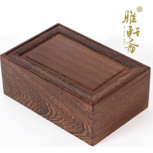 Chicken wing wooden jewelry box storage box mahogany wood decoration crafts box set three