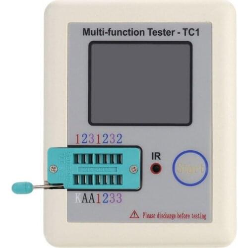 LCR-TC1 1.8inch Colorful Display Multifunctional TFT Backlight Transistor Tester for Diode Triode Capacitor Resistor Transistor