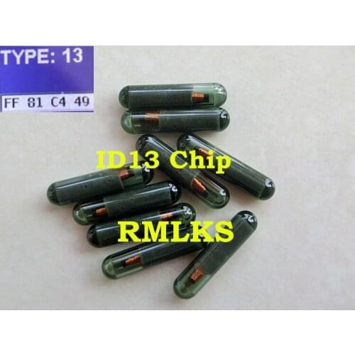 RMLKS Car Key ID13 Glass Transponder Chip ID13 Key Chip ID 13 Car Chip Key