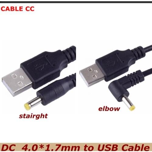 DC power plug USB Male to 4.0*1.7mm/DC 4017 Charger Power Cable Jack 4.0x1.7mm best quality small electronic product charging