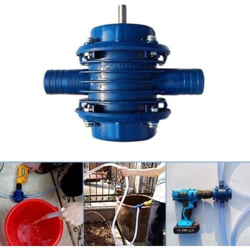 Heavy Duty Self-Priming Hand Electric Drill Water Pump Home Garden Centrifugal Dc Pumping Hand Electric Water Pump Home Garden