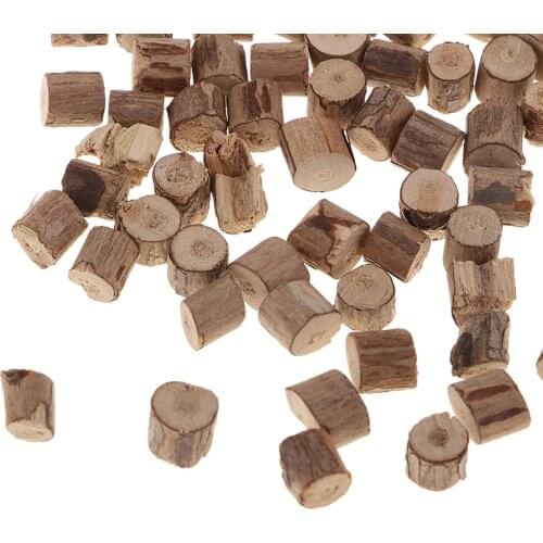100 Pieces Natural Pine Wood Log Slices Craft Rustic for Wedding Decorations
