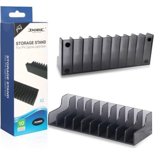 2 pcs/set CD Discs Storage Bracket Holder for Sony Playstation 4 PS4 Game Accessories for PS4 Slim Pro Game Disk Stand