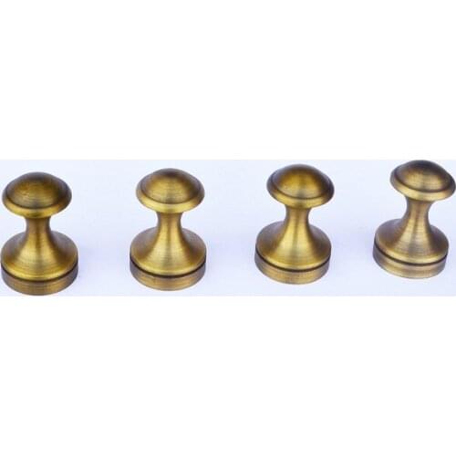 4 PCS Wall Mounted Vintage Retro Antique Brass Bathroom Towel Coat Hooks Single Robe Hook Hanger Bathroom Accessory mba011a