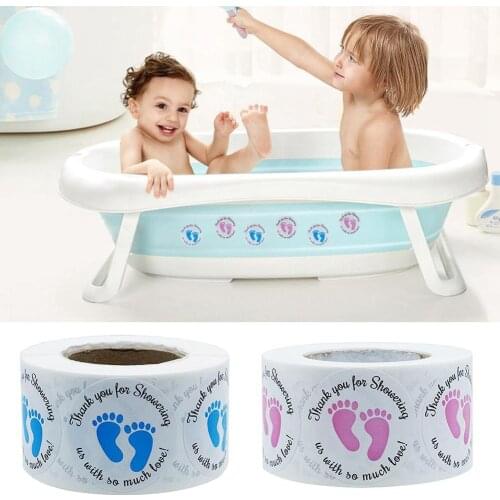 500PCS Encouragement reward Stickers for Baby Shower Thank you for celebrating with us sticker Gift envelope decor sealing label