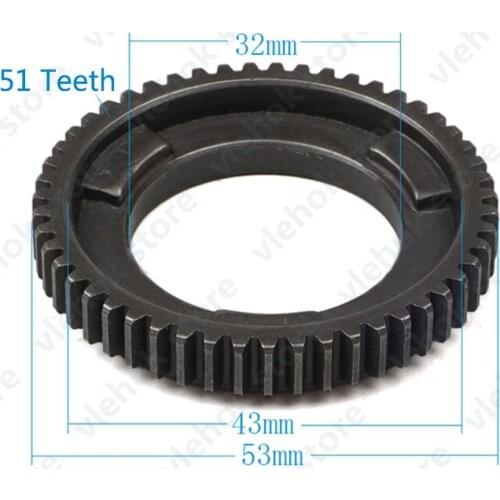 51Teeth SPUR GEAR For MAKITA HR2450FT BHR261T HR2470CAP HR2470FT 227109-5 Power Tool Accessories Electric tools part