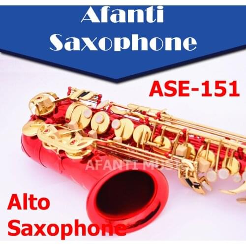 Afanti Music Eb tone / Brass body / Gold finish Alto Saxophone (ASE-151)