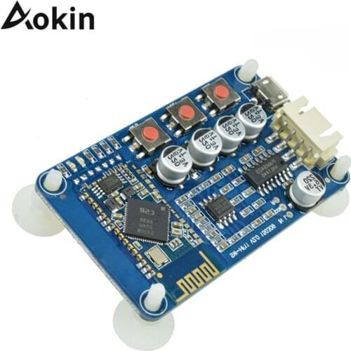 Automatic Connection CSR8635 PAM8403 Stereo Amplifier Module Bluetooth 4.0 HF11 Digital Audio Receiver Board 5V Mini USB Aokin
