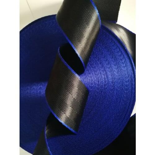 Black-blue 3M-36M Car Seat Belt Webbing Universal Car Personalized Modification Seat Belt Webbing Car Accessories