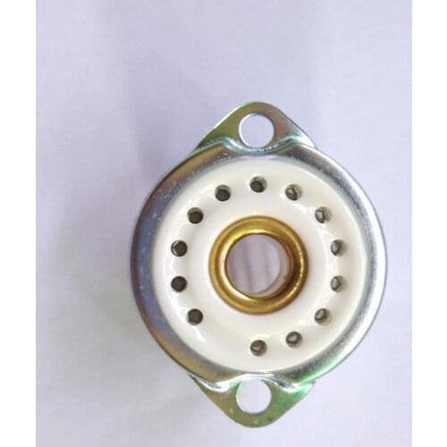 DYKB 13pin GZC13-F ceramic nixie tube holder socket 13 PIN 13P for QS30-1 SZ-8 YS30-3 glow tube fluorescent tube