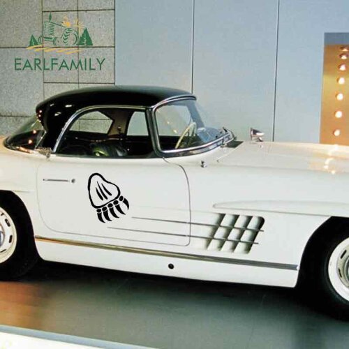 EARLFAMILY 58cm x 39.7cm Funny Animal Bear Paw Car Window Sticker DIY Graphic Vinyl Decal Waterproof Big Car Stickers