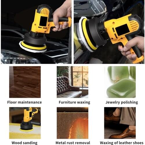 700-980W Electric Car Polishing Machine Polisher For Car Grinding Machine Adjustable Speed Sander Polishing Machine