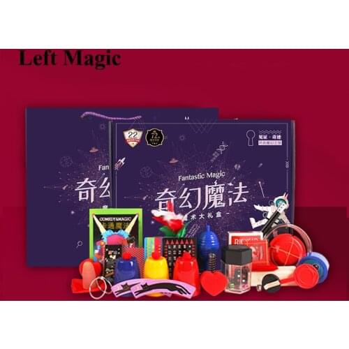 Fantastic Magic Set Magic Tricks 22 Kinds Magic Play With Video Teaching Professional Magie Prop For Magic Beginner Children