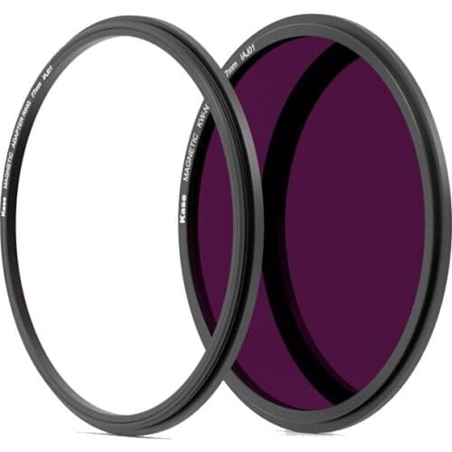 Kase Wolverine Magnetic10-Stop ND1000 Solid Neutral Density 3.0 Filter With Front Filter Threads