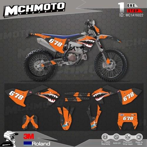 Customized Team Graphics Backgrounds Decals 3M Custom Stickers ForTC FC TX FX FS16-18 TE FE 17-19