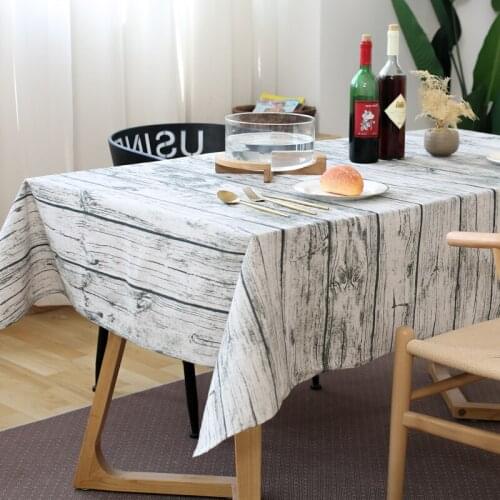 Simulation Wood Grain Table Mats Pads Kitchen Dining Table Tray Cloth Square Photo Background