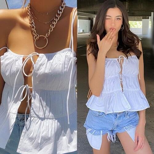 Kili Sweet Cute Girls Style Camisole Women Street Casual Top Tee Summer Leisure Vacation Home Wear Loose Tank Top