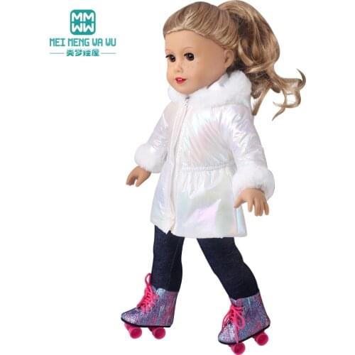 Doll clothes for 43cm new born doll American doll accessories Jacket suits Plush cover