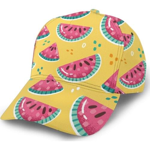 Summer Watermelon Baseball Cap women men snapback caps Classic Style hat Casual Sport Outdoor cap