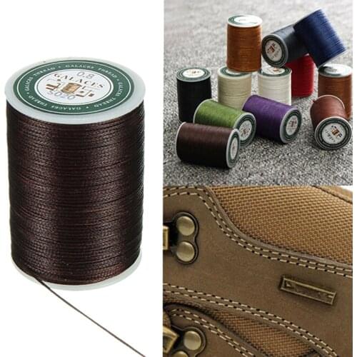90 Meters Multicolor Sewing Thread Polyester Cord Waxed Thread Leather 0.8mm for DIY Tool Hand Stitching Thread