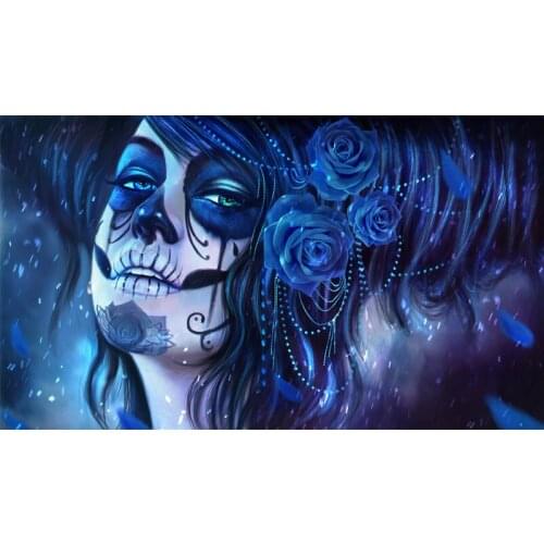 Full Square Drill 5D DIY Painted girl rose diamond painting Cross Stitch 3D Embroidery Kits H119