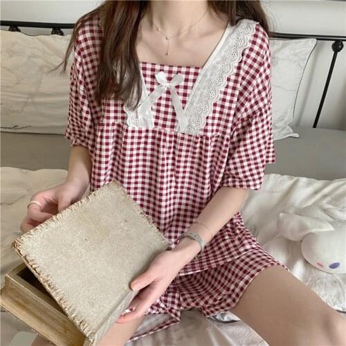 2021 spring summer autumn new women fashion casual pajamas woman female OL women pajamas set womens two piece sets Ay0311