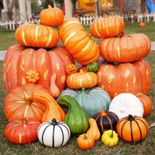 Hotel supermarket store shop home Halloween christmas decorations artificial vegetables props Simulation fake pumpkin model