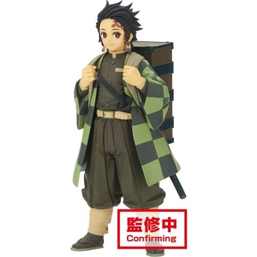 Pre-Sale Demon Slayer Kamado Tanjirou Anime Peripheral Character Model Toy 16Cm Hand-Made Model Decoration Doll Toys Boxd Gift