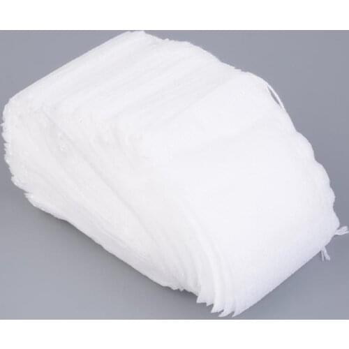 100Pcs/Lot Teabags 5 x 7CM Empty Scented Tea Bags With String Heal Seal Filter Paper