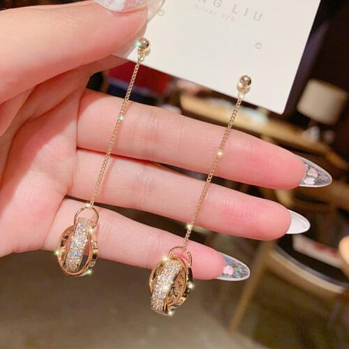 Luxury New 2021 Style High-end Atmosphere Decoration Fashion Earrings For Women Temperament Personality Stud Earring Jerwerly