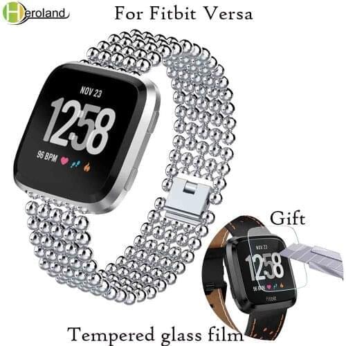 Replacement Rracelet Steel For Fitbit Versa Watch Band Strap Smart Wristband Fashion Alloy WatchBands Wrist Strap accessories