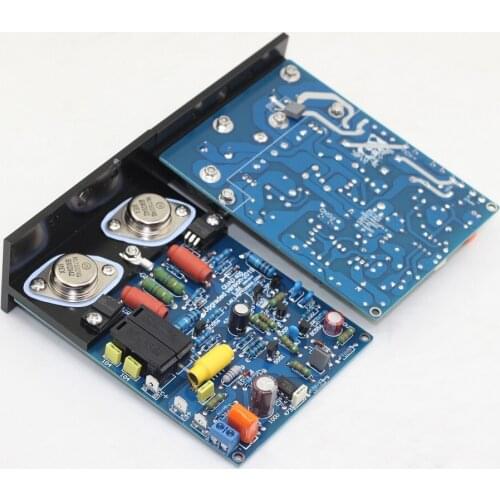 Angle Aluminum Plate Power Board QUAD405 CLONE MJ15024 Finished Power Amplifier Board 100W Dual Channel 1 Pair