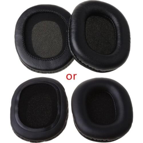 1 Pair Earphone Ear Pad Earpads Sponge Cover Soft Foam Cushion Replacement for ATH-M40X ATH-M50X Studio Heaphone 9.5x8.5cm