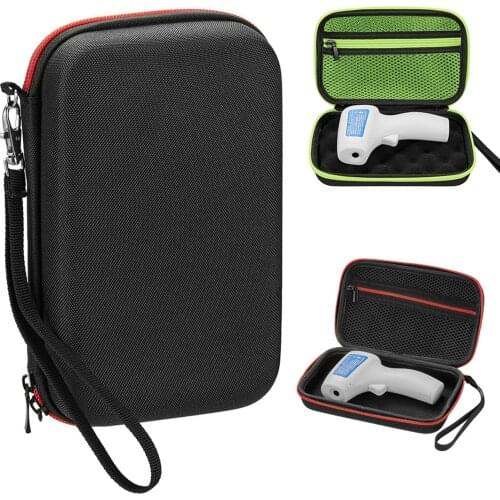 1pc Storage Boxes Forehead Thermometer Digital Infrared Body Thermometer Protection Box Home Storage Organizer Accessories 2021