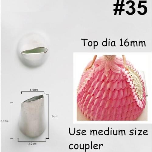 1pc Flower Icing Piping Nozzles Sugar Craft Cream Cupcake tips Decorating Tools #35