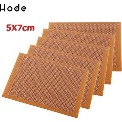 10pcs DIY Prototype Paper PCB Universal Board 5×7 cm 5*7 cm