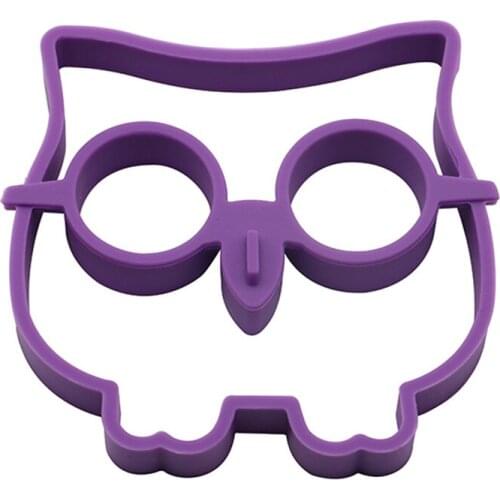 Breakfast Silicone 3D Owl Fried Egg Mold Pancake Ring Cooking Tools Kitchen Gadgets Kid Gift DIY Egg Tools