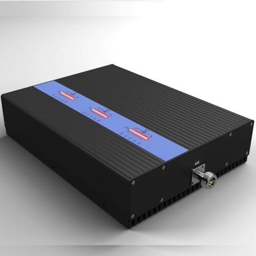 900 1800 2100 mhz 2g 3g 4g Signal Booster Tri-band 75dB 25dBm Home Amplifier Cell Phone Gsm Repeater Booster With LCD Display