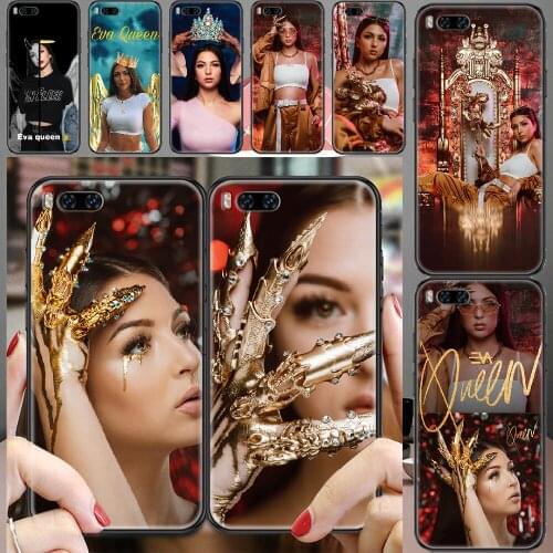 Eva queen Phone case For Xiaomi Mi Max Note 3 A2 A3 8 9 9T 10 Lite Pro Ultra black painting funda trend waterproof pretty bumper