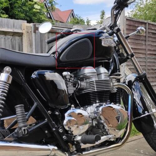 Black Brown Motorcycle Tank Pads Grip Knee Traction Pad Side Decals For Harley SUZUKI Yamaha Cafe Racer Bobber Chopper Cruisers