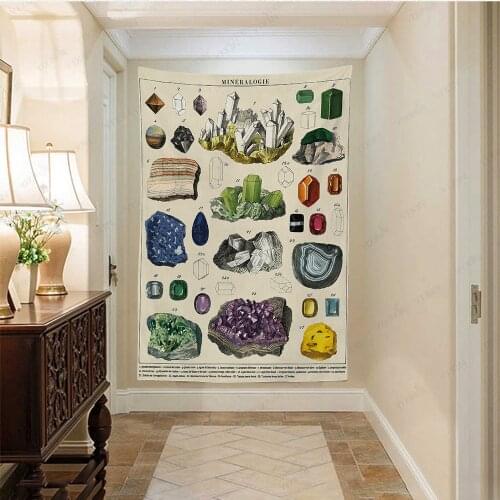 Wildflower Floral Tapestry Bedspread Tropical Plant Printed Wall Hanging Tapestry Fabrics For living Room Wall Bedroom Decor