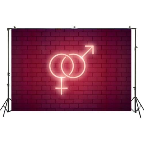 HUAYI Photography Backdrop Valentines Day Love Arrows Photobooth Background Newborns Baby Child Studio Photo Backdrops W-3841